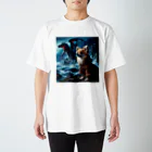 チワワンSHOPのドラゴンとチワワ6 Regular Fit T-Shirt