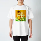 絵本好き主婦の癒し店のラテアート Regular Fit T-Shirt