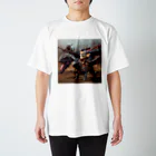 チワワンSHOPのドラゴンに乗ったチワワ14 Regular Fit T-Shirt