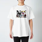 PHSG SOUND 音楽とアートのネオアコ ロゴ デラックス  カラー スタンダードTシャツ