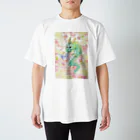 Akariya Manamiのペンギン＆龍 Regular Fit T-Shirt