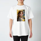 美少女天使の富に満ちる美女 スタンダードTシャツ