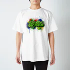 DJ_SalmonのDJブルーミン グラフィティ ロゴ Regular Fit T-Shirt