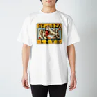 TSUBOshopの中華猫　餃子LOVE スタンダードTシャツ