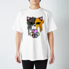 コーサのとろけた猫 スタンダードTシャツ