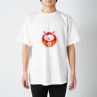 狐のお絵描きの店のダルマっ狐 Regular Fit T-Shirt