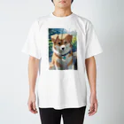 niwaのたれ耳の犬 Regular Fit T-Shirt