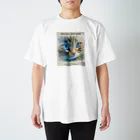 Four_Seasons_PJのノーキャットノーライフ-01 スタンダードTシャツ