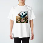 KEDAMA_Designsの花畑にマッチョ スタンダードTシャツ