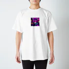 jujumarucatのROCKYCAT　サングラス２ Regular Fit T-Shirt