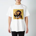 ㈱LOOKのラーメン好きのチンパンジー Regular Fit T-Shirt