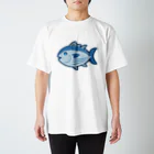 ホチカド漁船の釣れたよ。カツオが。 スタンダードTシャツ