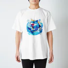 PIXELSのハッピーシャーク スタンダードTシャツ