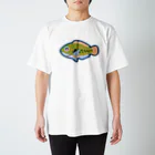 ホチカド漁船の釣れたよ。キュウセンが。 スタンダードTシャツ