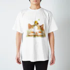 PIXELSのいねむり子猫 Regular Fit T-Shirt