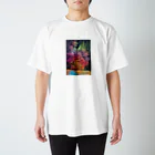 mikarin-SHOPのみかりん猫のアクリルスタンド Regular Fit T-Shirt