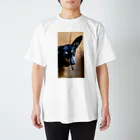 watama33の左耳立犬 Regular Fit T-Shirt