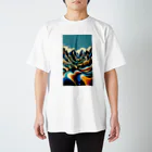 sukoyaの山脈のリズム Regular Fit T-Shirt