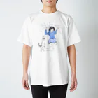 BonamiのLight it up Blue「Love your own jump!」ライトカラー スタンダードTシャツ