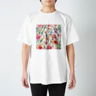 OkometoOmochiの春の花.c スタンダードTシャツ