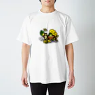 kamopennのボードゲーム好きな鴨の親子のコンポーネント Regular Fit T-Shirt