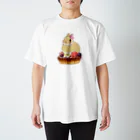 うさぎ王子のしもべのこむぎちゃん（ベリー） Regular Fit T-Shirt