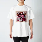 yasurin7000のローズスカル Regular Fit T-Shirt