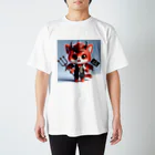 ブルーアイズの小悪魔猫 Regular Fit T-Shirt