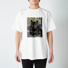 喜多村商店のさくら猫のCHAR(シャア) スタンダードTシャツ