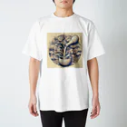 ろっくおんの徳利とお猪口 Regular Fit T-Shirt