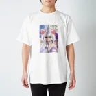 ALMのペンを持つ代理ちゃん(背景ありver.) Regular Fit T-Shirt