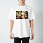 migiwanchanのブーゲンビリアマルプー Regular Fit T-Shirt