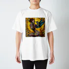 sanganoデザインのハチドリゴールド Regular Fit T-Shirt