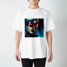 kangekiのサイバーパンクガールNo.42 Regular Fit T-Shirt