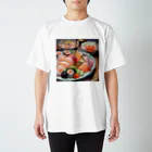 happiness_shopの美しい寿司の絵画 Regular Fit T-Shirt