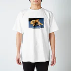 JOUSPHOTO KOBEのポムちゃん黒ロゴ Regular Fit T-Shirt