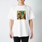 ほっこり絵音舎のぼくのすごいはつめい Regular Fit T-Shirt