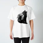 Capricious Catsの翼猫 Regular Fit T-Shirt