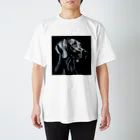 Ama'sのクールな黒ラブ Regular Fit T-Shirt