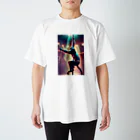 kunomakiのポールダンスモンキー Regular Fit T-Shirt