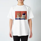 ばなね&らくの並んだ猫 Regular Fit T-Shirt