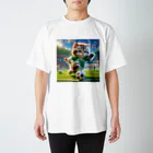 スポーツにゃんこ大戦争のサッカーにゃんこ Regular Fit T-Shirt