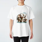 Mushikingのゾウの水浴び Regular Fit T-Shirt