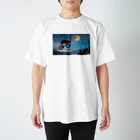 はりねずみ★ふぁくとりーの空飛ぶハリネズミ Regular Fit T-Shirt