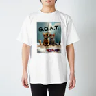 G.O.A.T.designの2匹のキュートな猫 スタンダードTシャツ