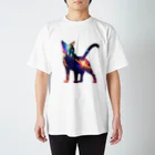 猫との風景の宇宙と猫001 Regular Fit T-Shirt