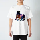 猫との風景の宇宙と猫003 Regular Fit T-Shirt