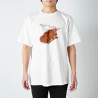 fukufukudo_514の群馬の文鳥 Regular Fit T-Shirt