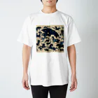 momonekokoの日本画風な星座 スタンダードTシャツ