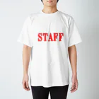 にゃんこ王子のにゃんこ王子 STAFF赤 スタンダードTシャツ